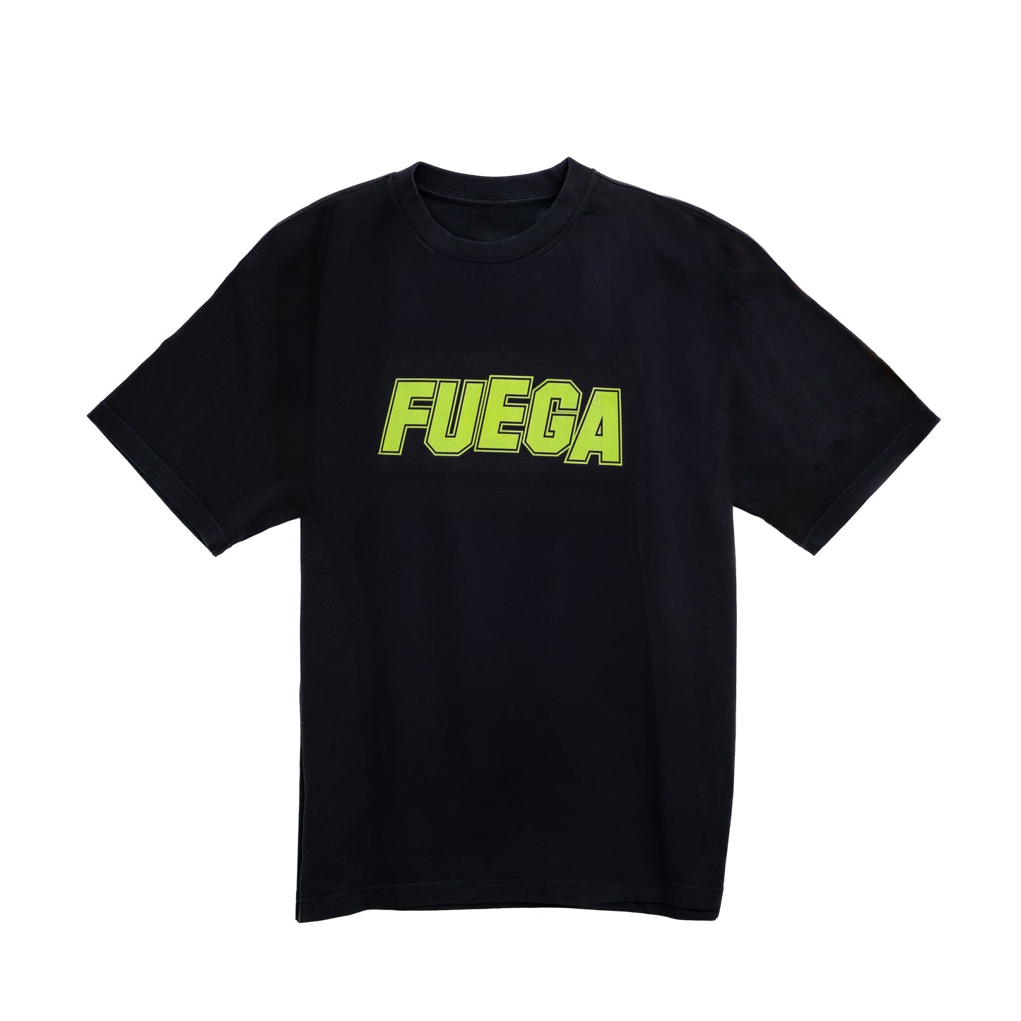 T Shirt Fuega negra oversized