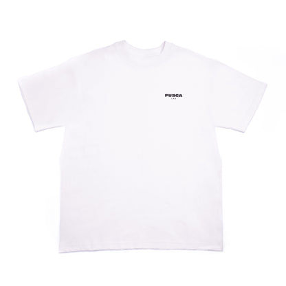T Shirt Fuega blanca oversized